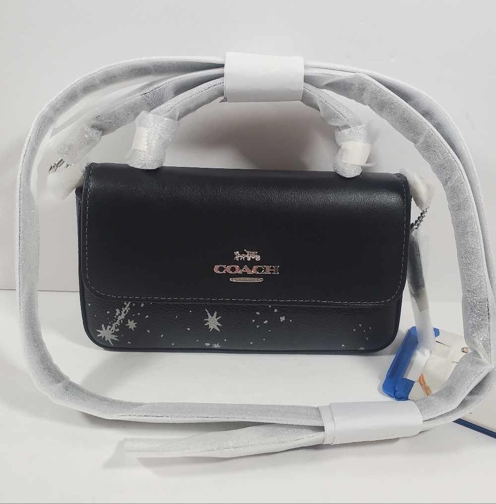 SOLD NWT Coach Mini Josie Top Handle Bag With Star Print